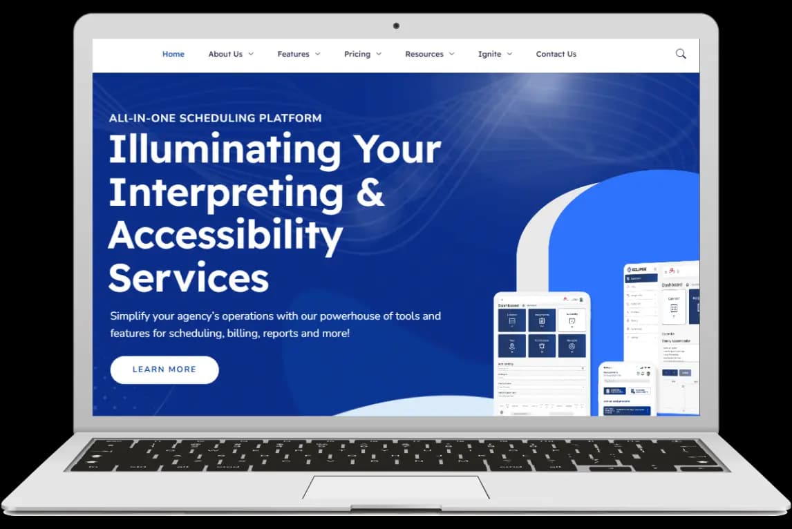 Eclipse scheduling web application